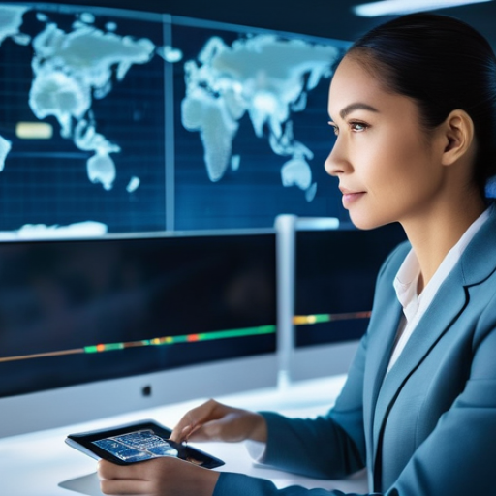 관세사 직무 교육 과정 - **Prompt:** "A professional and confident female customs agent, dressed in a sharp, modern business ...