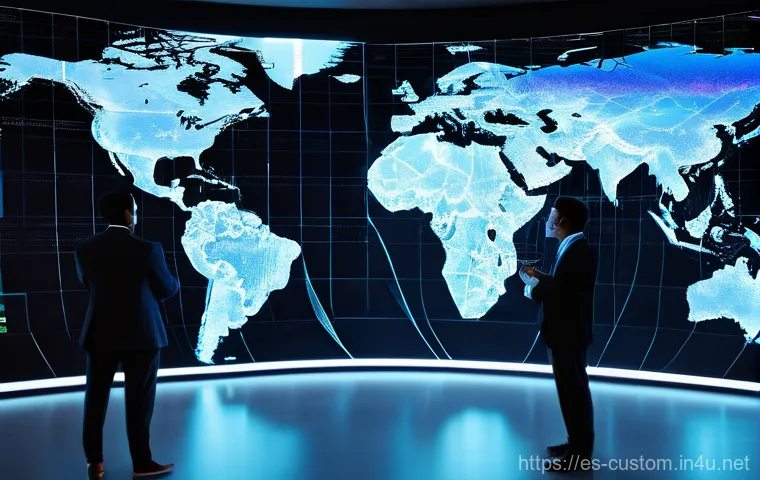 관세사 업무의 디지털화 - **Prompt Title: The Efficient Digital Transformation of Customs**
    **Image Prompt:** A bright, mo...